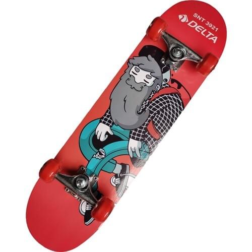 Delta See-Through Silicone Wheel Above Corrected Grain Skateboard-Snt 3921