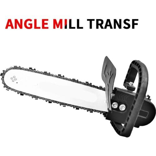 11.5inch Universal M10 Chain Saw Part Electric Chainsaw Bracket Adjustable Electric Angle Grinder Into Chain Saw Mini Saw