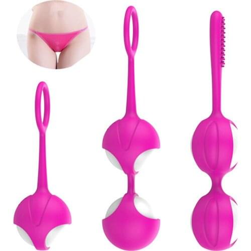 Vagina Balls Vibrator Trainer Shrkinking Ball Ben Wa Balls Vagina Tighten Exercise Kegel Ball Vibrating Egg Sex Toys for women
