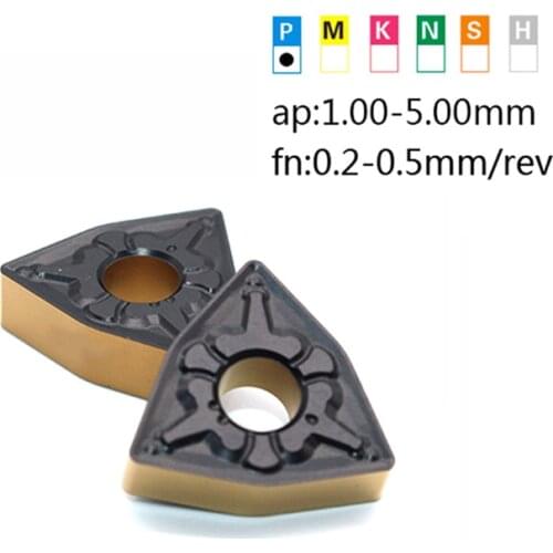 WNMG080408 TM PC4225 High quality carbide inserts External Turning tool lathe Suitable for processing steel