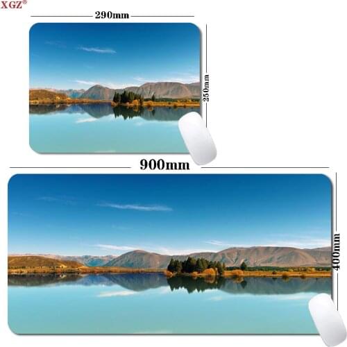 Xgz Lakeside Scenery HD Wallpaper Large Mouse Pad Desk Pad Non-toxic Custom Natural Rubber Material Mouse Pad Free Shipping Csgo