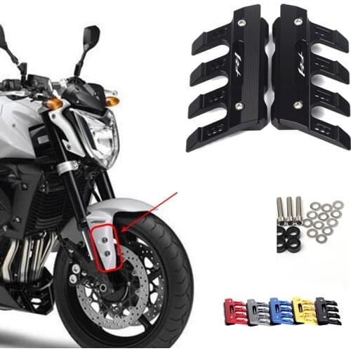 With Logo For Yamaha FZ1 Fazer FZ1N FZ1-N FZ 1 N abs Motorcycle Front Fork Protector Fender Slider Guard Accessories Mudguar