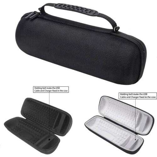 Protective Cover Storage Pouch Bag Cover Sleeve Travel Case with Shoulder Strap for JBL Pulse 4 Wireless Bluetooth-Compatible