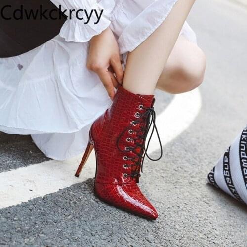 Winter The New fashion Pointed Fine heel 10CM Martin boots black British style Plus velvet Keep warm High heel Women boots 34-48