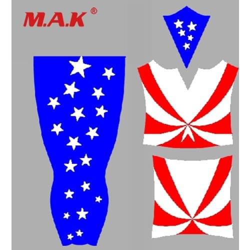 1/6 girl bikini three-piece national flag underwear fit for big breasted female body Female doll Exclusive custom pre-sale