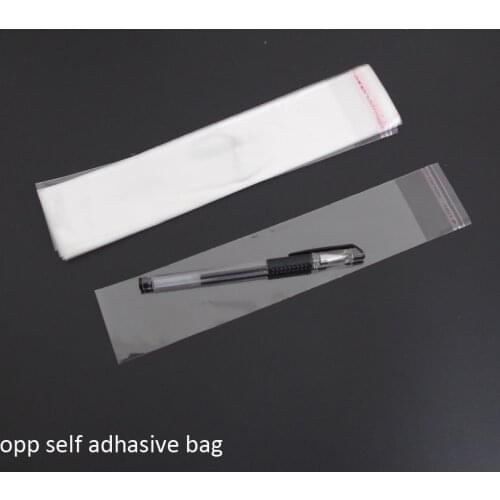 2018 Sale 1000pcs Clear Resealable Bopp/poly/cellophane Bags 3x14+3cm Transparent Opp Gift Plastic Packaging Self Adhesive Seal