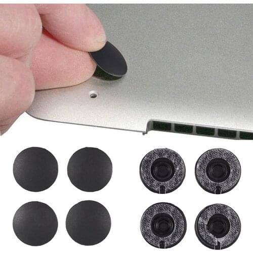 4x Laptop Bottom Rubber Foot Pad Notebook PC Replacement Feet Base for MacBook Pro 2008-2011 A1278 A1286 A1297