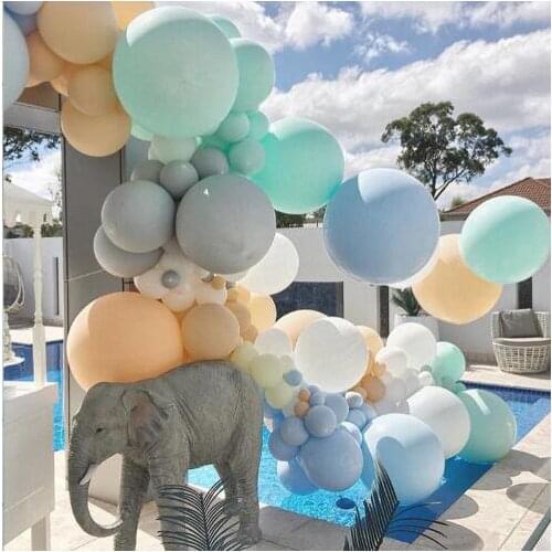 5pcs/lot 18inch Candy Macaron Latex balloons Helium Balls For Baby shower party Wedding Birthday Home Decoration
