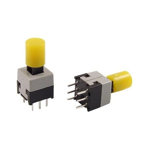 6 Pin Panel PCB Momentary Push Button Tactile Tact Switch 8.45 x 8.45mm x 18mm