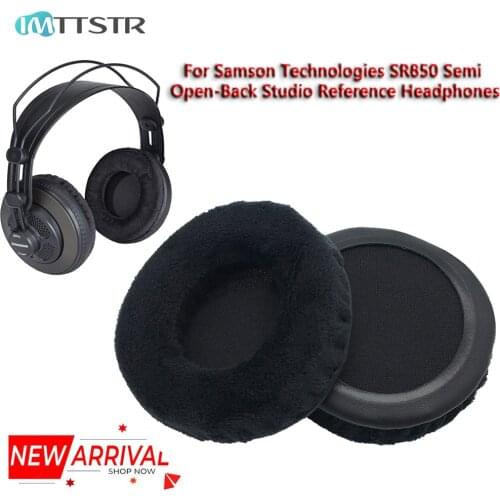 Ear Pads for Samson SR850 SR-850 Headphones Earpads Earmuff Replacement Velvet Leather Cushion Cover Cupas