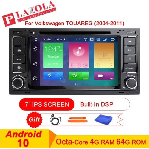 Android 10 Car Radio Stereo Multimedia DVD Player GPS For VW Volkswagen TOUAREG 2004-2009 2010 2011 Radio GPS Double Din DVD DSP