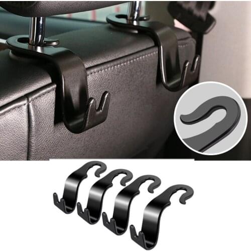 Car Seat Back Hook For Volkswagen Touareg 2019 Car Headrest Crook Luggage Rack Luggage Catch Cargo Storage Box Clasp Accessories