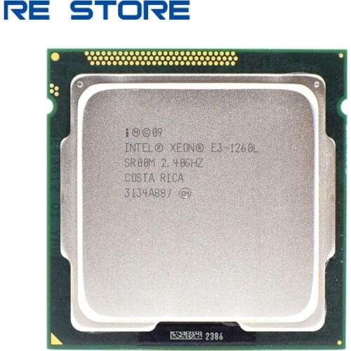 Used Intel Xeon E3 1260L Quad Core CPU 2.4GHz LGA 1155 8MB SR00M Processor