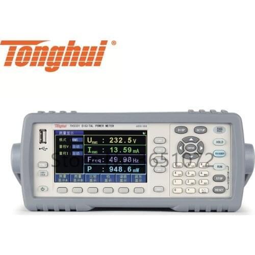 TH3331 AC/DC Digital Power Meter with Power Test, Oscillogram, Harmonic Analysis, Harmonic Histogram and Wide Current