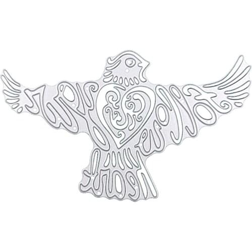 Eagle Metal Cutting Dies Stencil DIY Scrapbooking Album Paper Card Template Mold Embossing Decoration