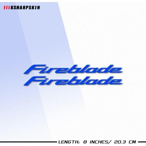 New motorcycle bicycle fuel tank sticker wheel helmet MOTO waterproof reflective logo for HONDA FIREBLADE fireblade