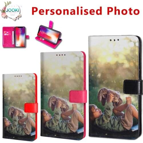 A70e Personalized New Leather Flip Wallet Folio Phone Case Cover ForSamsung Galaxy A70e Customize Your Photo Wallet