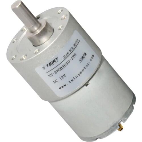 Permanent magnet DC gear motor 12V 24V robot micro motor gear motor speed optional