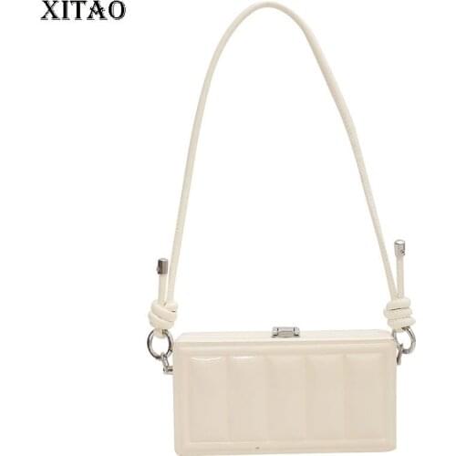 XITAO Niche Crossbody Bags Fashion New 2021 New Trendy Fashion One-shoulder Underarm Box Bag All-match Minority GWJ0028