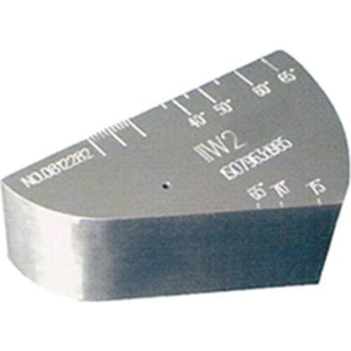 Ultrasonic test block IIW2 V2 / Dutch test block / Calibration Tester Block V2