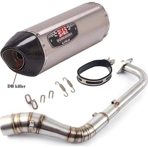 Slip on Motorcycle Exhaust Muffler Full System Yoshimura Escape Moto with DB killer For Yamaha NMAX 125 NMAX 155 NMAX125 NMAX155