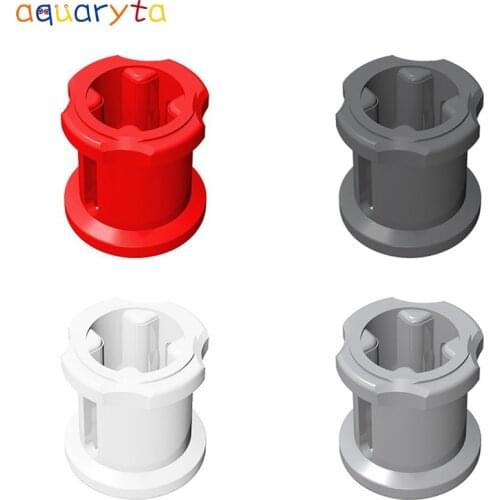 Aquaryta 100pcs 1x1 High-Tech Changeover Catch Technology Building Blocks Part Compatible 3713 6590 DIY Toys for Children