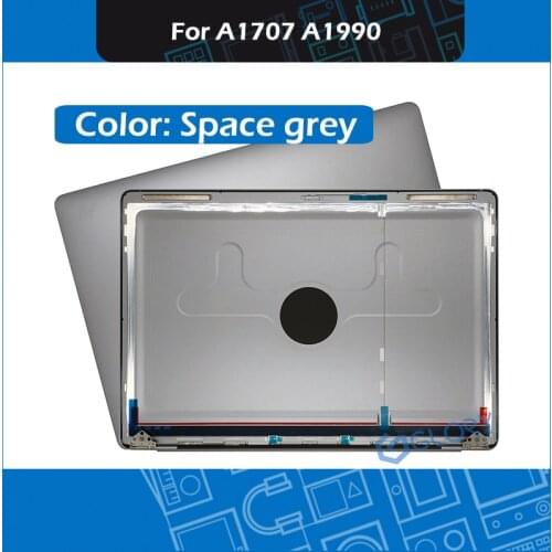 Grey A1707 A1990 LCD Panel Back cover Rear Lid for Macbook Pro Retina 15" Touchbar 2016 2017 2018 Screen back case Replacement