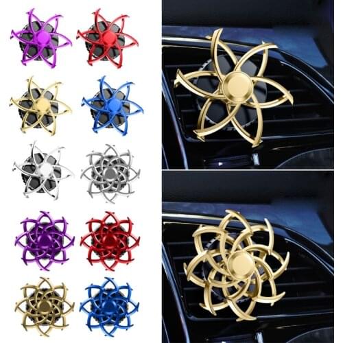 Snowflake Perfume Clip Car Vent Clip Ornament Automotive Air Fragrance Diffuser Vehicle Interior Decorations A0NE
