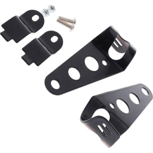 1 Pair of Motorcycle Fork Ear Turn Signal Clamps Headlight Mount Bracket for Motorbike Motocross Chopper 28-43mm