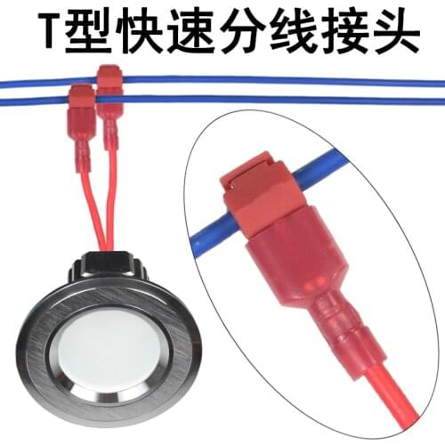 100 PCS/set / 50 T from broken line clamp terminals quickly from peeling wire connector main branch connection line terminal