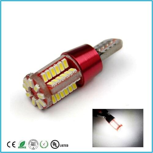 2psc T10 3014 57SMD canbus High brightness of license plate lamp Working voltage 12 v