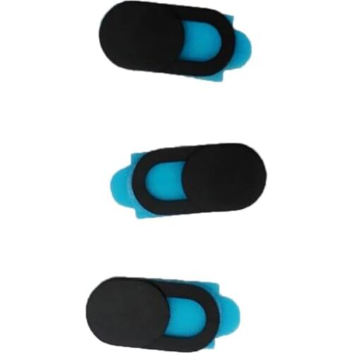 3 Pcs Laptop Webcam Cover Slider 18x9mm Ultra-Thin Metal Web Camera Sticker Shutter For MacBook Surfcase iMac Tablet iPad iPhone