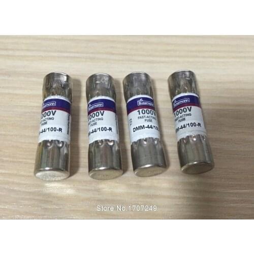 4Pcs BUSS FUSE DMM-44/100 for Fluke multimeter F115C/F116C/F117C/F87V/F175/F177/F179/F287/F289 10*35mm 0.44A 1KV DMM-B-44/100