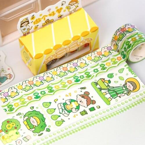 5 pcs/set Happy girls daily life Washi Tape Set Scrapbooking DIY Masking Tape Stationery Office School Supplies Stationery