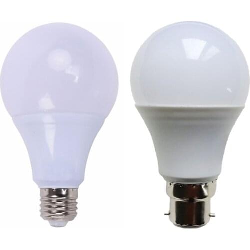 8pcs light bulb Bayonet E27 LED Bulb screw Ball Light cold 21W 18W 15W 12W 9W 6W 3W Warm White 220V 230v 240V for home