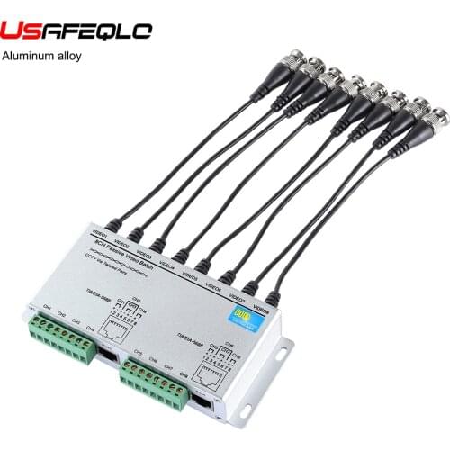 8CH Passive Video Balun Twisted UTP Video Balun Video Transceiver
