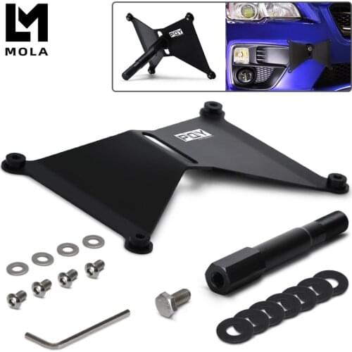 ALUMINUM Front License Plate Holder Relocation Kit FOR 2015-17 WRX/STi LPF51