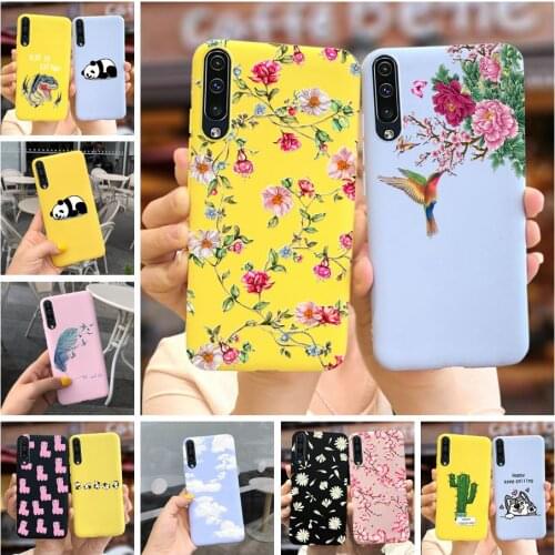 For Samsung Galaxy A70 Case SM-A705F Cute Candy Painted Soft Slim Phone Cases For Samsung A70 A705F GalaxyA70 Back Cover Housing