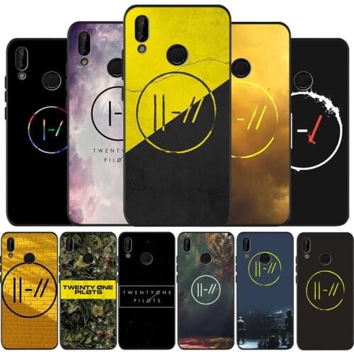 Twenty One Pilots 21 black Silicone soft Phone Case for huawei P40 P30 P20 P10 Pro P9 Lite Psmart 2019 Y6 Y9 cover