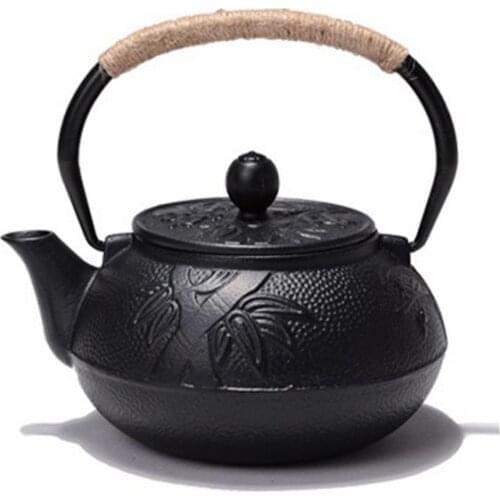 Chinese Style Mini Iron Teapot Cast Iron Kettle Teapot Tea Set Tetsubin Kettle Drinkware 550ml/600ml