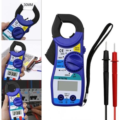 KT87N Digital Multimeter Ampere Clamp Meter Current Clamp Pincers AC DC Current Voltage Tester Digital Professional