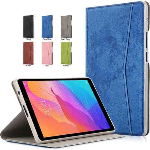 For Huawei MatePad T8 2020 Case Kobe2-L03 KOB2-L09 Flip Stand Soft TPU Back Tablet Cover for Funda Huawei MatePad T8 8 inch Pink