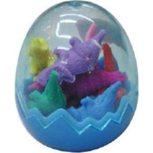 Good Quality Stationery Mini Dinasour Egg Design Eraser School Pencil Erasable Tools