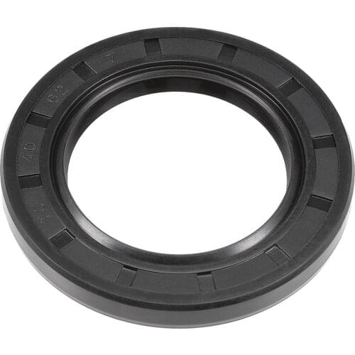 UXCELL Oil Seal TC 40 x 62/64 x 7/8/10mm Nitrile Rubber Cover Double Lip For Phosphate Series Hydraulic Gear Oils Hardware