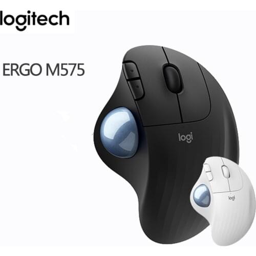 Logitech M570 Wireless Mouse with 2.4GHz 1000DPI Optical Trackball Ergonomic Mouse for Mouse Gamer for Windos 10/8/7 Mac OS