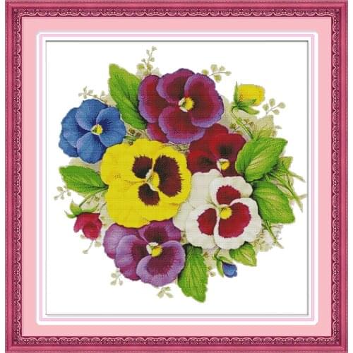 Phalaenopsis cross stitch kit 14ct 11ct count print canvas stitching embroidery DIY handmade needlework