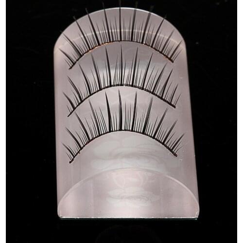 False Eyelash Holder Pallet Crystal Printing Flower Glass Eyelash Extensions Tool Fake Lashes