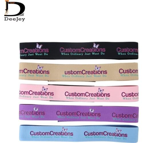 Fire Sale High Quality Customize Elastic Wig Band All Over Logo Lace Melt Band For Wigs Knitted Accessories New Material