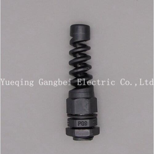PG9 Spring loaded joint Torsion resistance type bending waterproof connectors Glen head protection cable joint