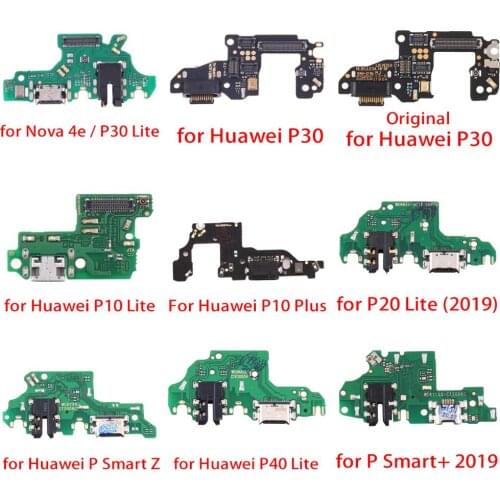 USB Charging Port Board for Huawei Nova 4e/P30 Lite/P30/P10 Lite/P10 Plus/P20 Lite (2019)/P Smart Z/P40 Lite/P Smart+ 2019